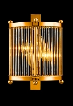 Бра Crystal Lux TADEO AP2 GOLD/TRANSPARENTE 3031/402