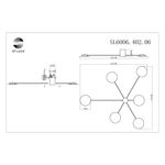 SL6006.402.06 Светильник потолочный ST-Luce Черный/Черный LED 6*5W 3000K