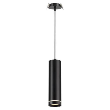 357691 SPOT NT18 306 черный Встраиваемый светильник IP20 LED 3000K 12W 160-265V ARUM