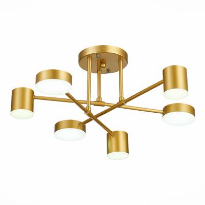 SLE201022-06 Светильник потолочный Золотистый/Золотистый LED 6*7W 4000K