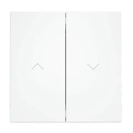 VLS020702 Выключатель встраиваемый VOLTUM S70 для жалюзи 10А, (белый матовый). (ТМ Maytoni)