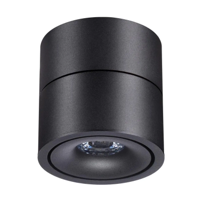358773 OVER NT21 420 черный Светильник накладной светодиодный IP20 LED 15W 4000K 1300Лм 100-265V GRODA