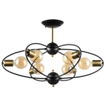 Потолочная люстра Arte Lamp GLASGOW A1963PL-6BK, 6хE27