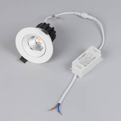 Светильник MS-ATOLL-BUILT-TURN-R94-10W Warm3000 (WH, 36 deg, 230V) (Arlight, IP54 Металл, 5 лет)