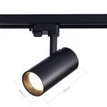 ST661.436.30 Св-к трек. Черный LED 1*30W 3000K 2 400Lm Ra&gt;90 38° IP20 L170xW80xH245 165-265V