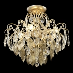 Светильник потолочный Crystal Lux ESMIRALDA PL4 GOLD 0523/104