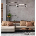 6530/67L LEDIO LN26 262 чёрный Светильник подвесной LED 67W 3000/4000/6000К 220V ECHO