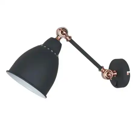 Бра Arte Lamp BRACCIO A2054AP-1BK, 1хE27