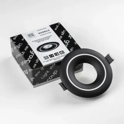 010013 Светильник LEVIGO MR16/HP16 ЧЕРНЫЙ МАТОВЫЙ/БЕЛЫЙ Lightstar