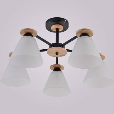 01625-0.3-05 BK+WOOD светильник потолочный
