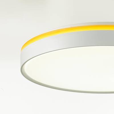 7709/EL COLOR SN 100 Светильник пластик/желтый LED 70Вт 3000-6000К D500 IP43 пульт ДУ KEZO YELLOW