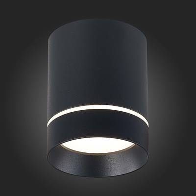 ST115.442.12 Светильник потолочный Черный LED 1*12W 4000K 840Lm Ra&gt;90 120° IP20 D79xH100 170-240V