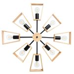 Люстра на штанге Arte Lamp BRUSSELS A8030PL-8BK, 8хE27