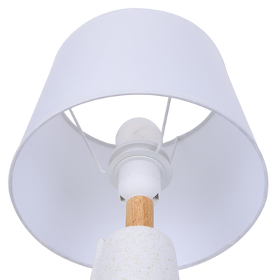 8210/1T MODERNI LN26 490 белый, керамика/текстиль Настольная лампа Е27 1*60W 220V VISIONA