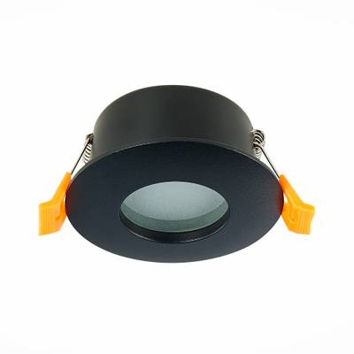 ST213.408.01 Св-к встр. Черный GU10 1*50W  IP44 L84xW84xH50 220V Без ламп