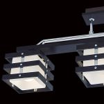 Citilux Киото CL133231 Люстра деревянная Венге Хром