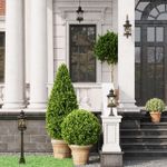 4045/3F NATURE ODL18 751 черный/золотая патина Уличный светильник, 124см IP44 E14 3*60W 220V SATION