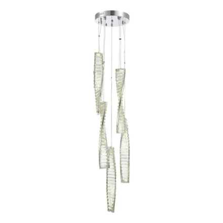 SL6205.103.05 Светильник подвесной ST-Luce Хром/Прозрачный LED 1*55W 3000K