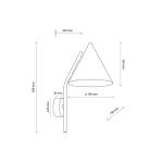 Светильник настенный 11087 CONO BRICK, E27х1