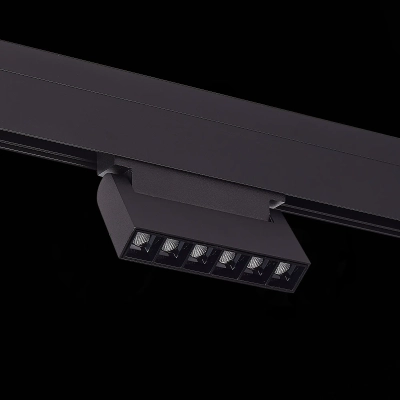 ST364.446.06 Магнитный трековый светильник Черный LED 1*6W 4000K 532Lm Ra>80 36° IP20 L120xW22xH108 48V