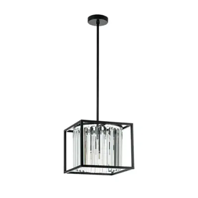 713037 Люстра REGOLO 3х40W G9 ЧЕРНЫЙ МАТОВЫЙ/ПРОЗРАЧНЫЙ Lightstar