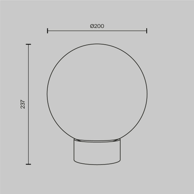 Настольный светильник Базовая форма / Basic form E14х1, MOD321TL-01G3. TM Maytoni