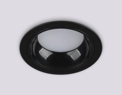 Светильник встраиваемый TN52336 SBK/GBK черный песок/черный глянец GX53 max 12W D115*25