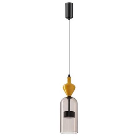 5046/12LB L-VISION ODL24 431 черный/светл.коричневый/металл/стекло/керамика Подвес LED 12W 4000К 1400Лм PALLETA