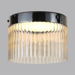 5047/24LC L-VISION ODL24 303 черный/светл.янтарный/металл/стекло Потолочный светильник LED 24W 4000К 2715Лм PILLARI