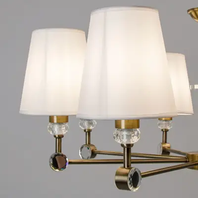 Подвесная люстра Arte Lamp BROCCA A4093LM-8AB, 8хE14