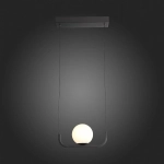 SL1581.403.01 Светильник подвесной ST-Luce Черный/Белый LED 1*8W 3200K