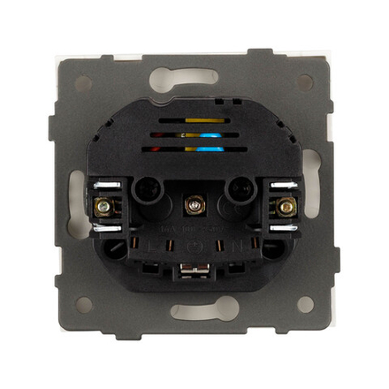 Механизм розетки с USB зарядкой SCT-TENDO-MUAA-PL-WH (230V, 16A) (Arlight, -)