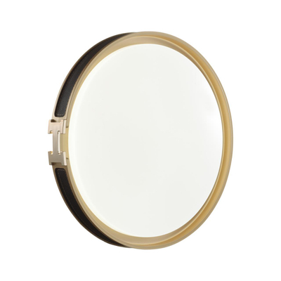 7667/DL COLOR SN 132 Светильник пластик/белый/черный/золотой LED 48Вт 4000К D405 IP43 FAVEMO BLACK