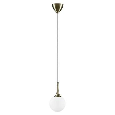 813011 Подвес GLOBO 1х40W E14 electroplating bronze/white Lightstar