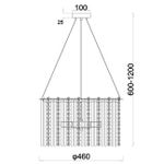 Подвесной светильник Escada 2104/6S E14*60W Chrome