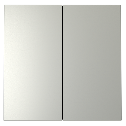 VLS000305 Клавиши для выключателя/переключателя двухклавишного, S70 (сталь). (ТМ Maytoni)