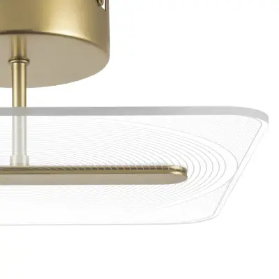 738043 Люстра ACRILE 14W LED 1236LM 120G ЗОЛОТО 3000K Lightstar