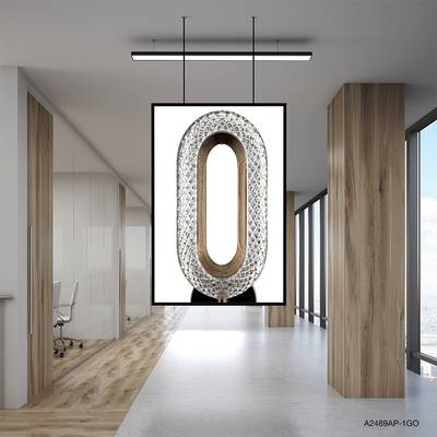 Бра Arte Lamp OVALE A2489AP-1GO, 1хLED