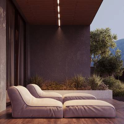 Уличный трековый светильник Points Elasity IP 3000К 10Вт 45° черный, O-TR01-2-S-10WB3K. TM Maytoni