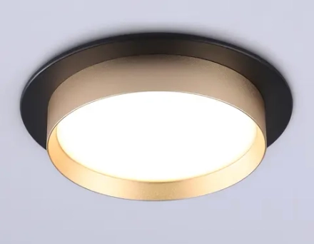 Светильник встраиваемый TN5228 BK/GD черный/золото GX53 max 12W D110*35