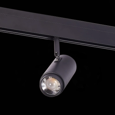 ST357.436.06 Магнитный трековый светильник ZOOM Черный LED 1*6W 3000K 667Lm Ra>80 10-60° IP20 L137xW59xH178 48V
