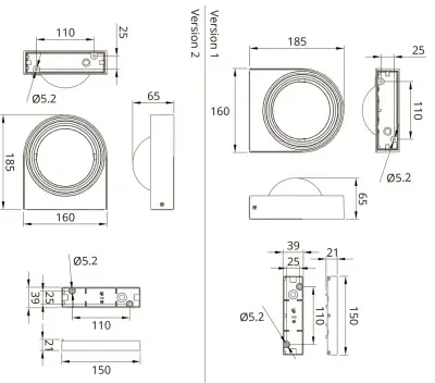 Фасадный светильник Arte Lamp SAN FRANCISCO A1831AL-1BK, 1хLED