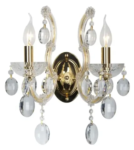 Бра Crystal Lux HOLLYWOOD AP2 GOLD 2011/402