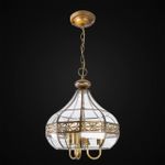 Citilux Гера-2 CL444230 Люстра подвесная витражная Бронза