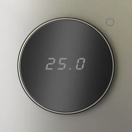 VLS070104 Терморегулятор электронный VOLTUM S70 с индикацией и датчиком, для теплого пола, (шелк). (ТМ Maytoni)