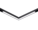 Светильник светодиодный угловой для шинопровода Magnetic GL3982 BK черный IP20 24W 4200K 48V 300*300*45