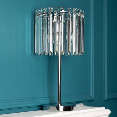 Citilux Джейн CL306831 Хрустальная настольная лампа Хром