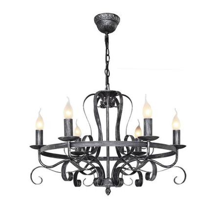 Подвесная люстра Palermo 2162-6P, 6*E14*40W. ТМ F-Promo