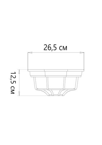 Уличный потолочный светильник Arte Lamp PEGASUS A3100PL-1BK, 1хE27
