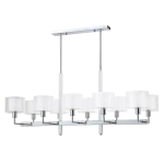 Люстры Crystal Lux MAESTRO SP-PL10 L1100 CHROME 2291/310L